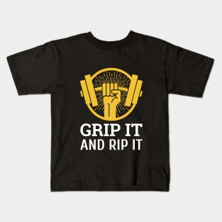 Grip it and rip it Kids T-Shirt